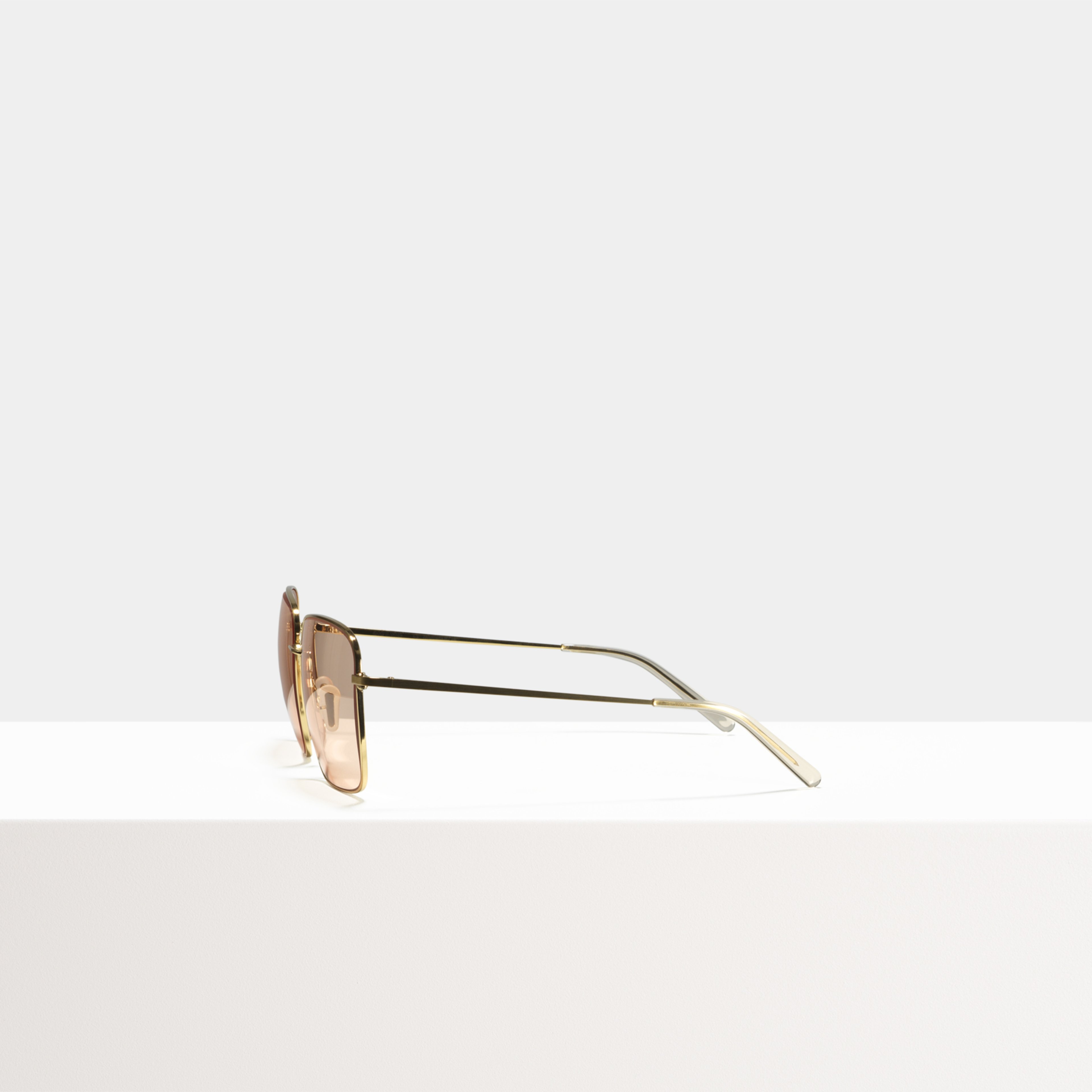 Ace & Tate Solaires | carrée métal in Or, Rose
