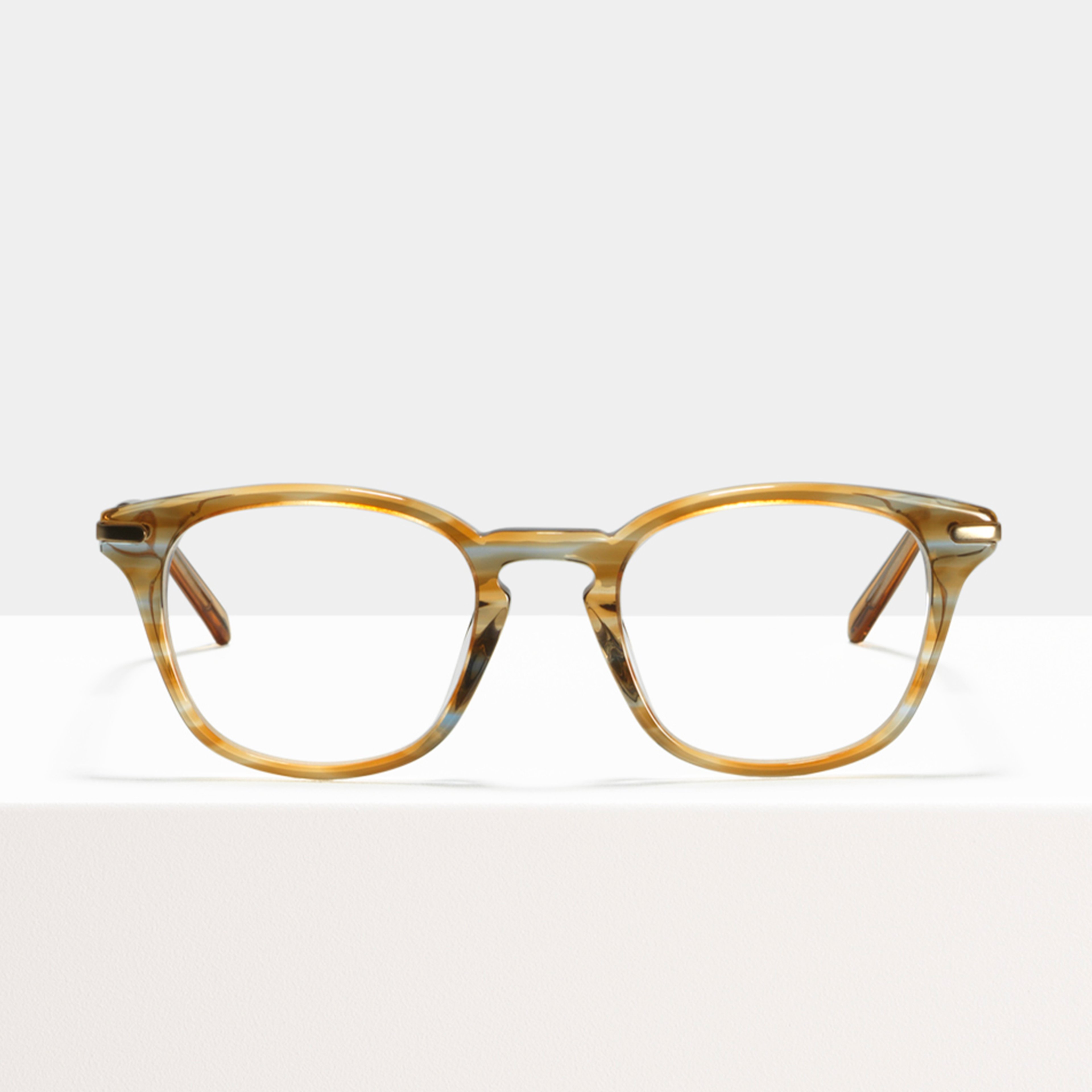 Ace & Tate Glasses | Square Acetate in Blue, Brown