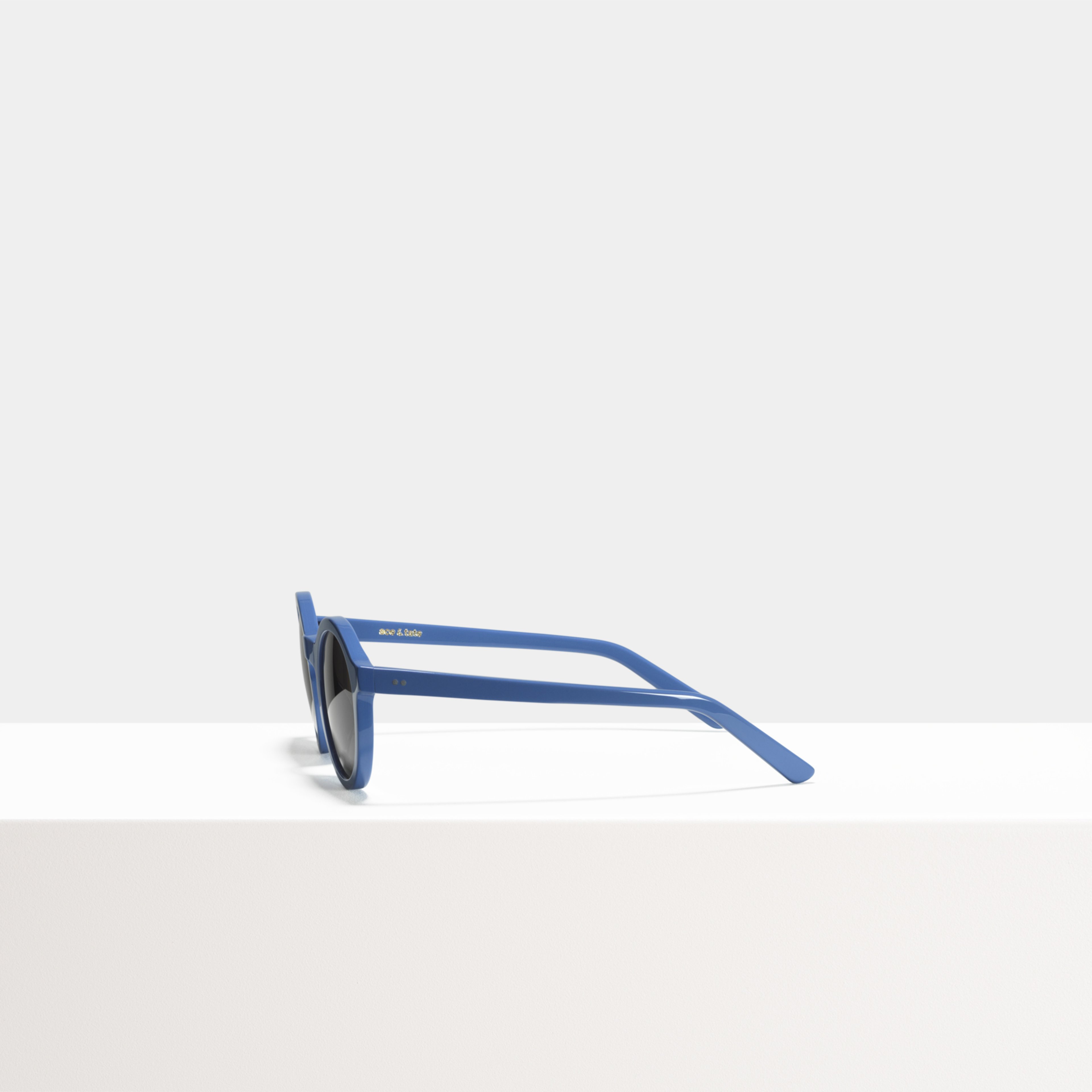 Ace & Tate Solaires | ronde Acétate in Bleu