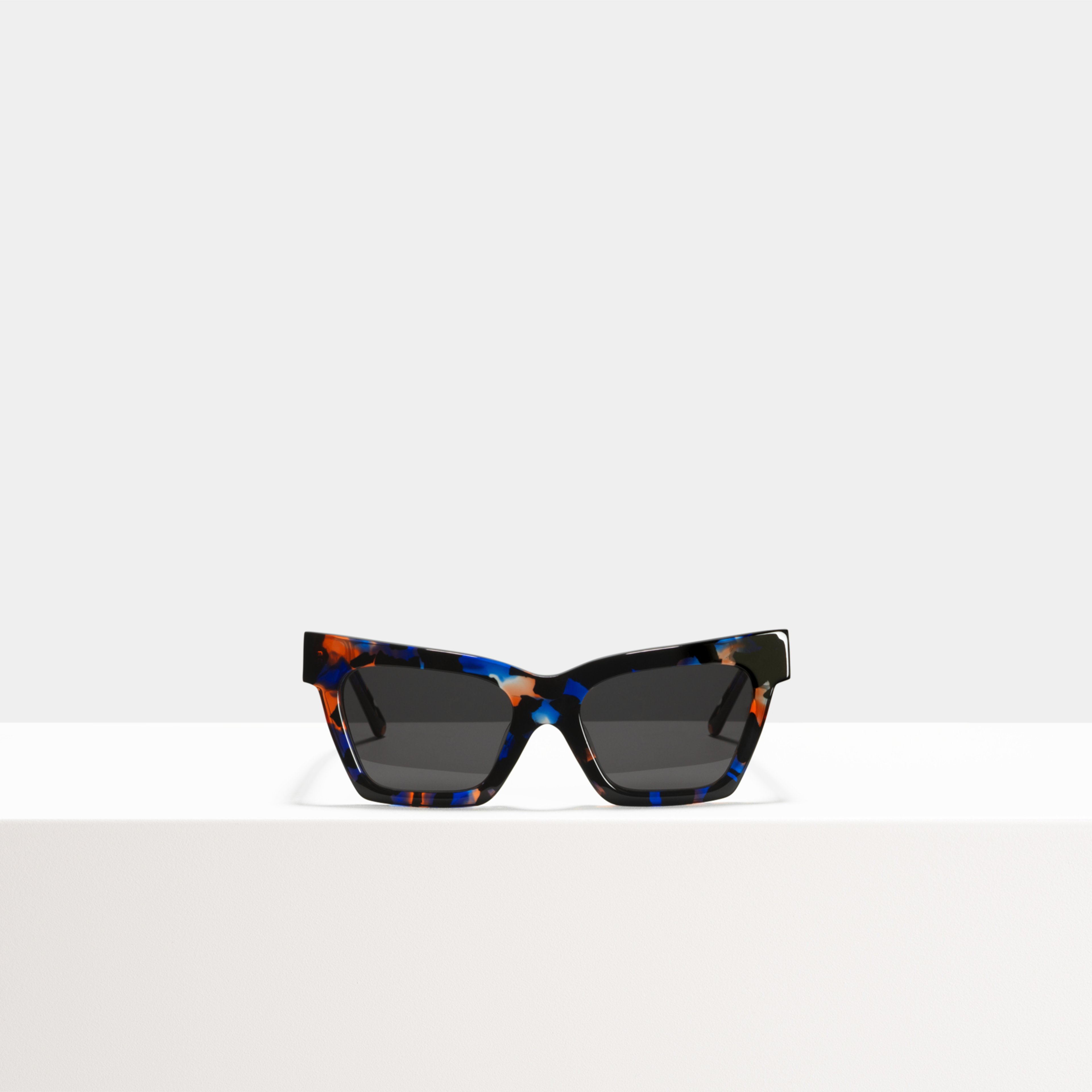 Ace & Tate Sunglasses | rectangle Acetate in Blue, Orange