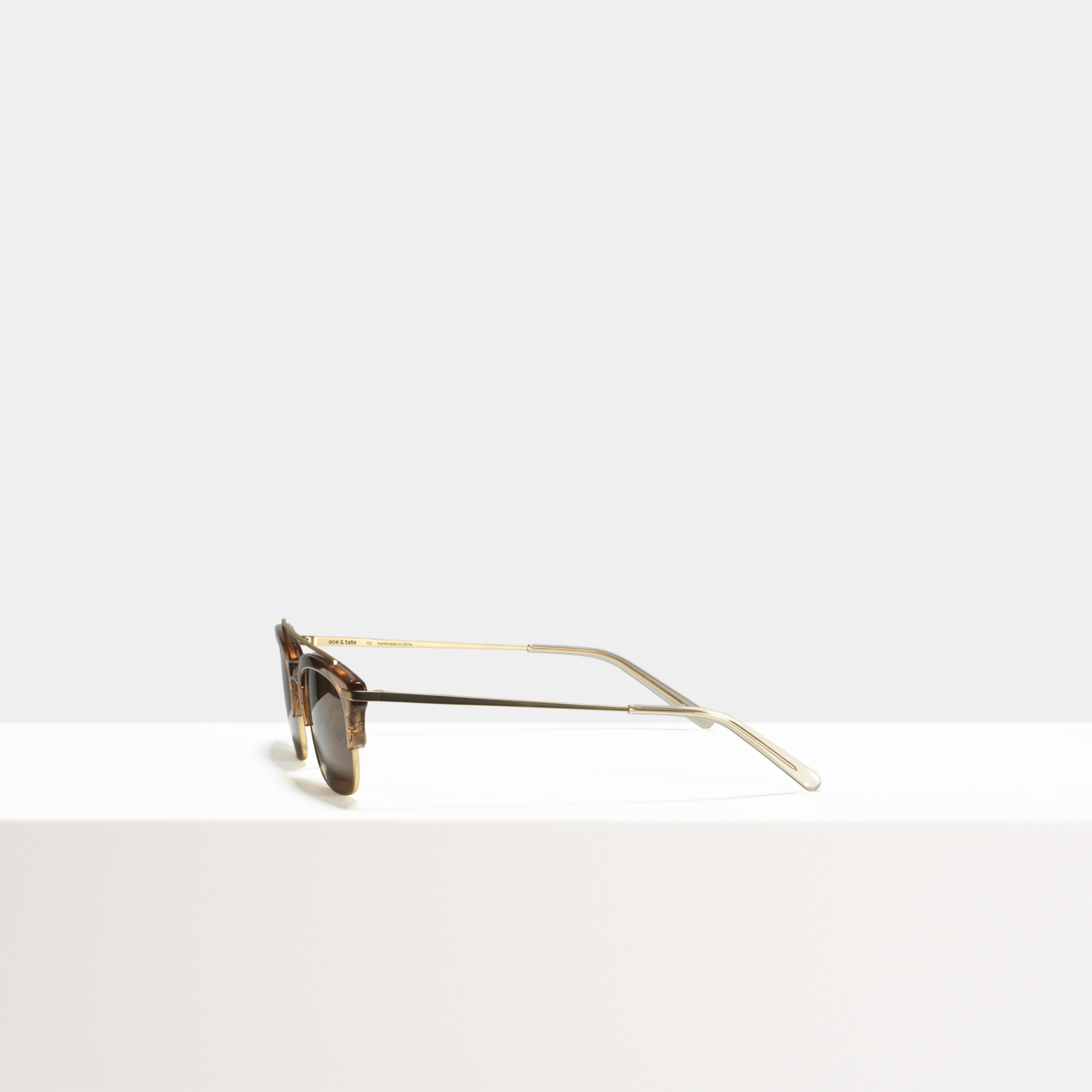 Ace & Tate Sunglasses | rectangle Combi in Brown