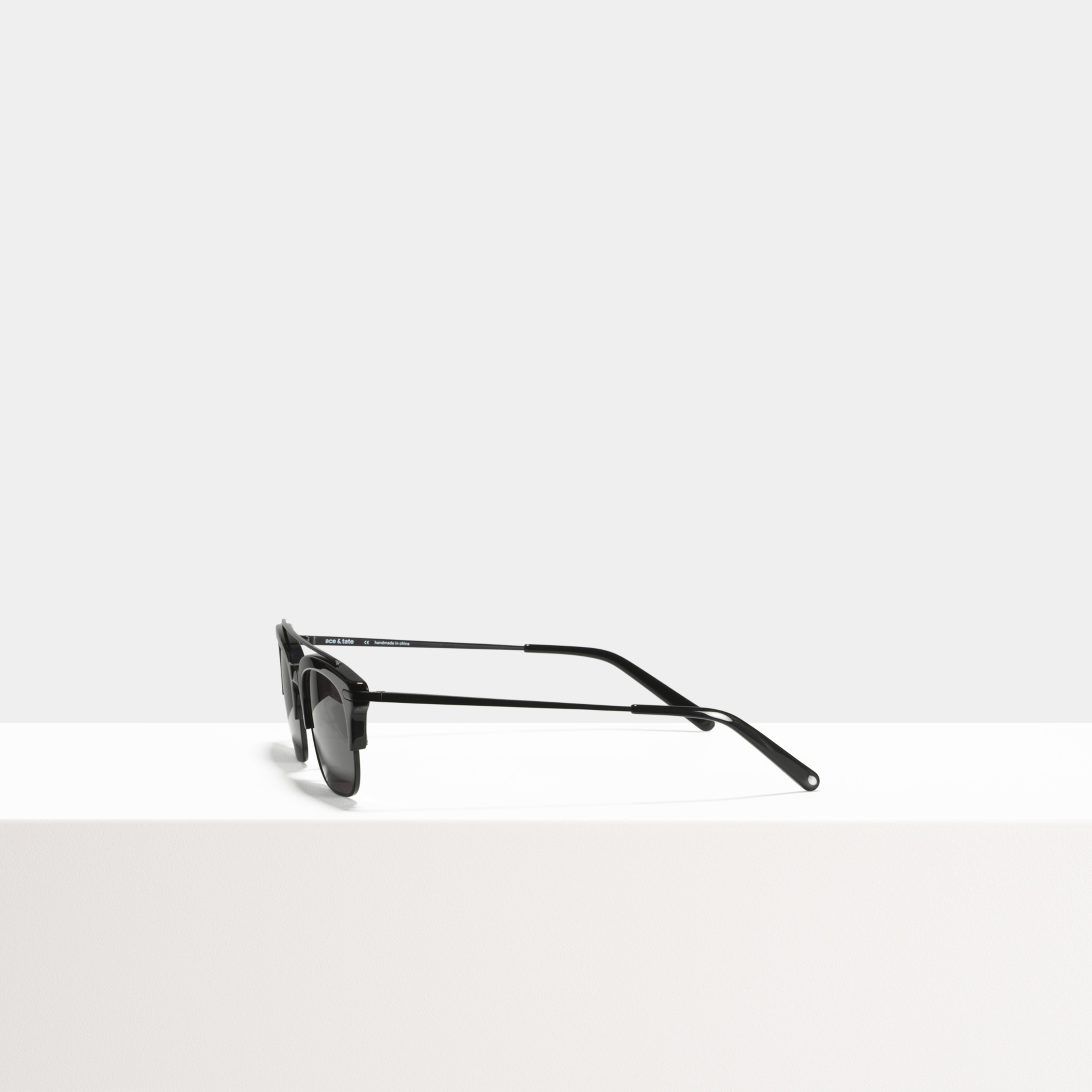 Ace & Tate Sunglasses | rectangle Acetate in Black