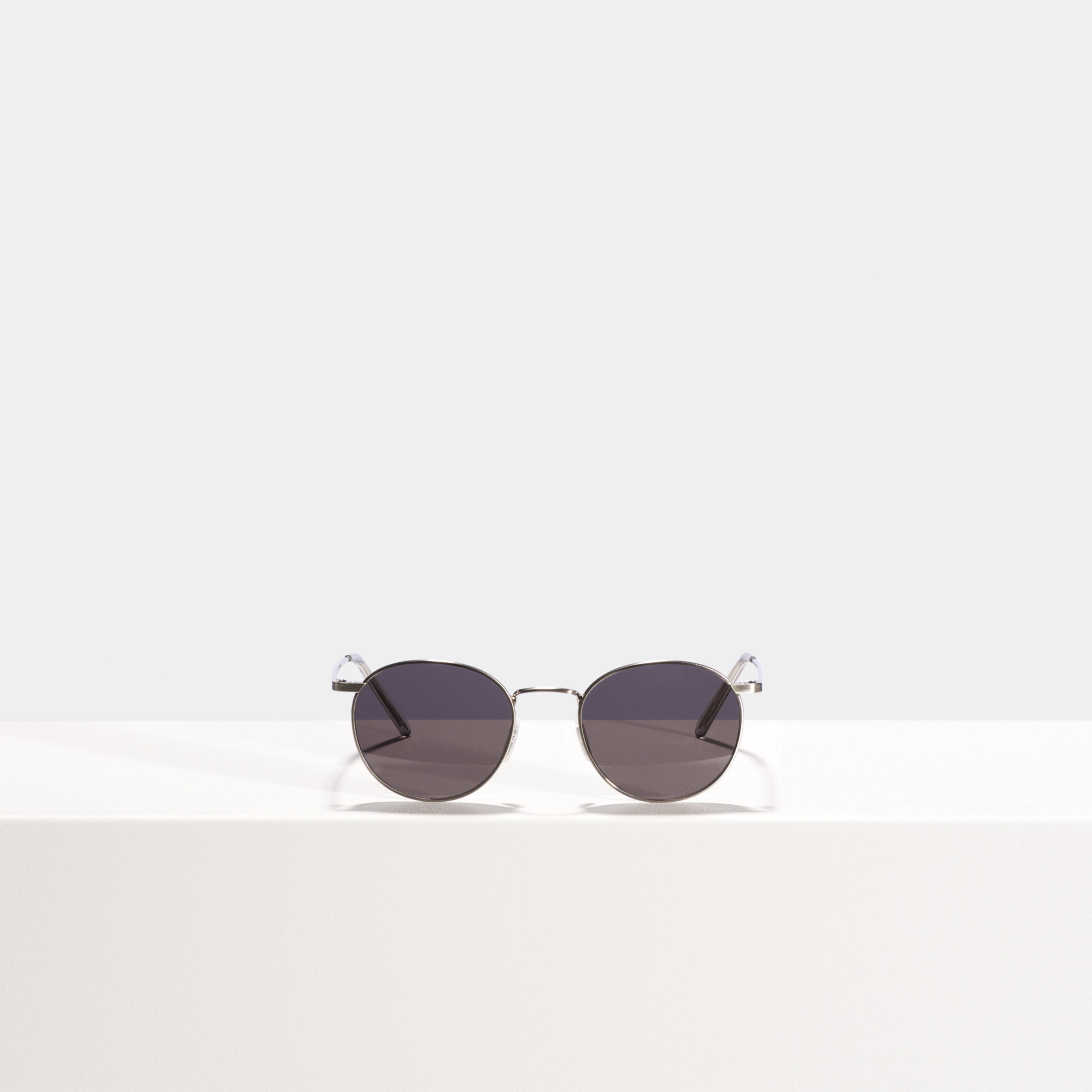 Ace & Tate Solaires | ronde métal in Argent