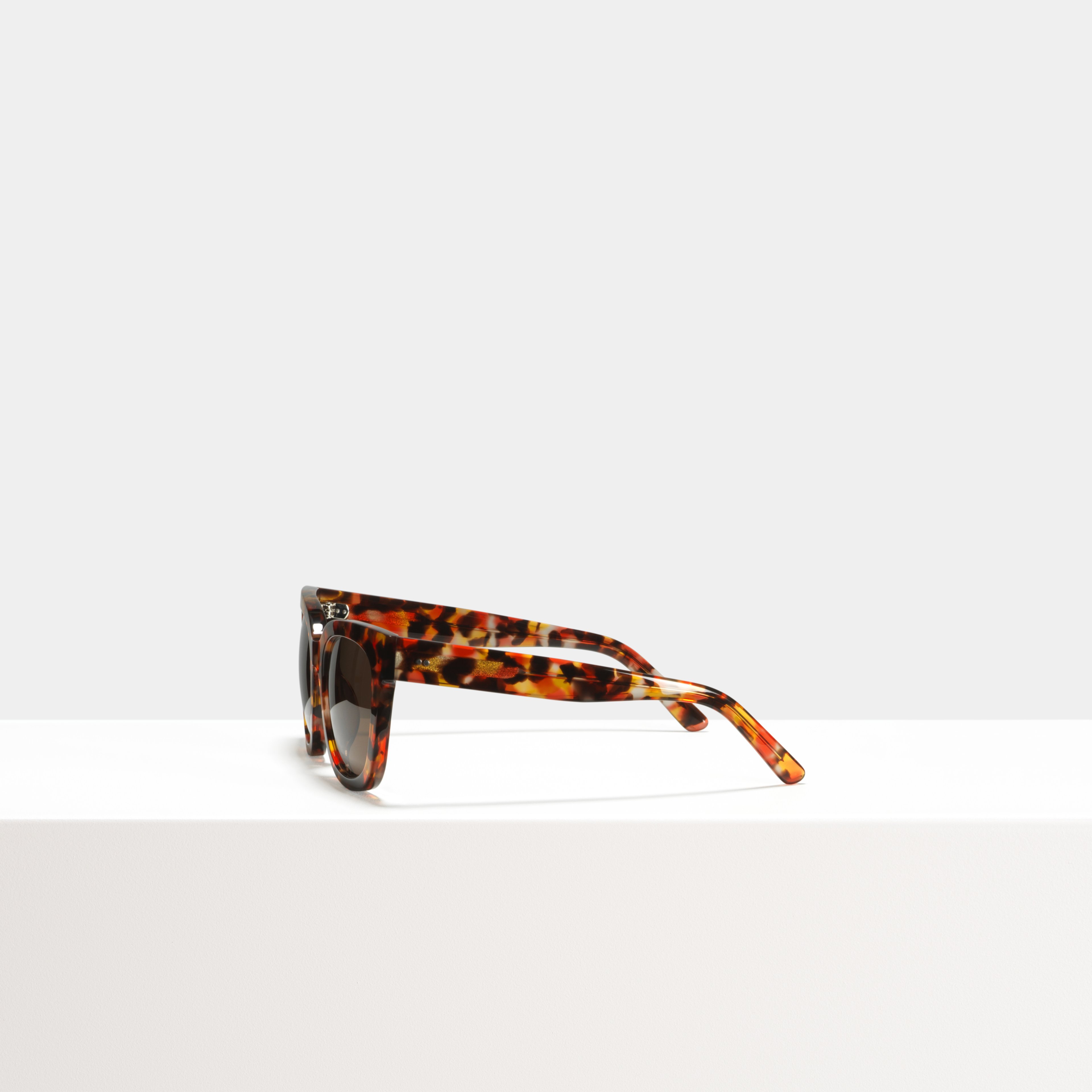 Ace & Tate Sunglasses | Square Acetate in Orange, Red