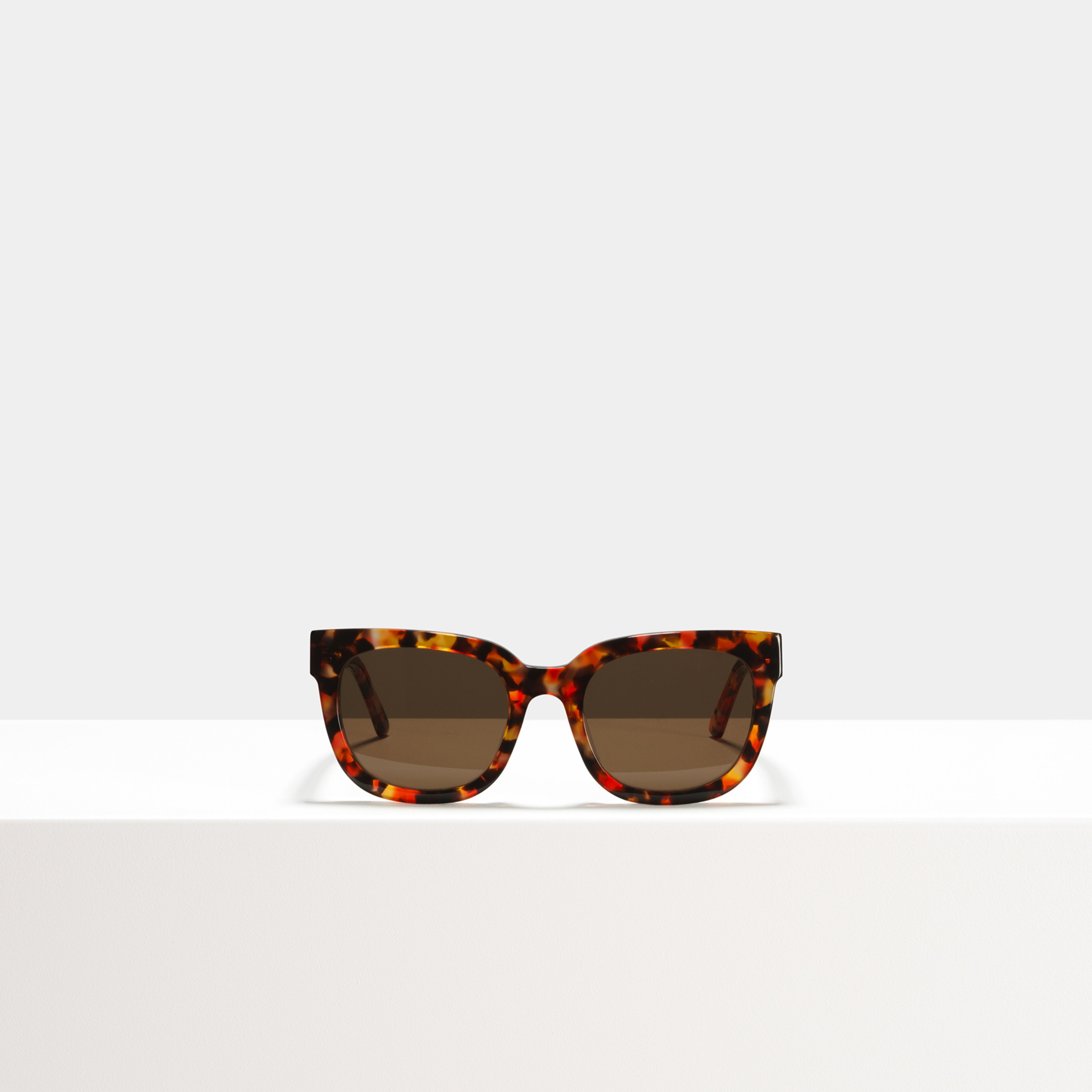 Ace & Tate Sunglasses | Square Acetate in Orange, Red