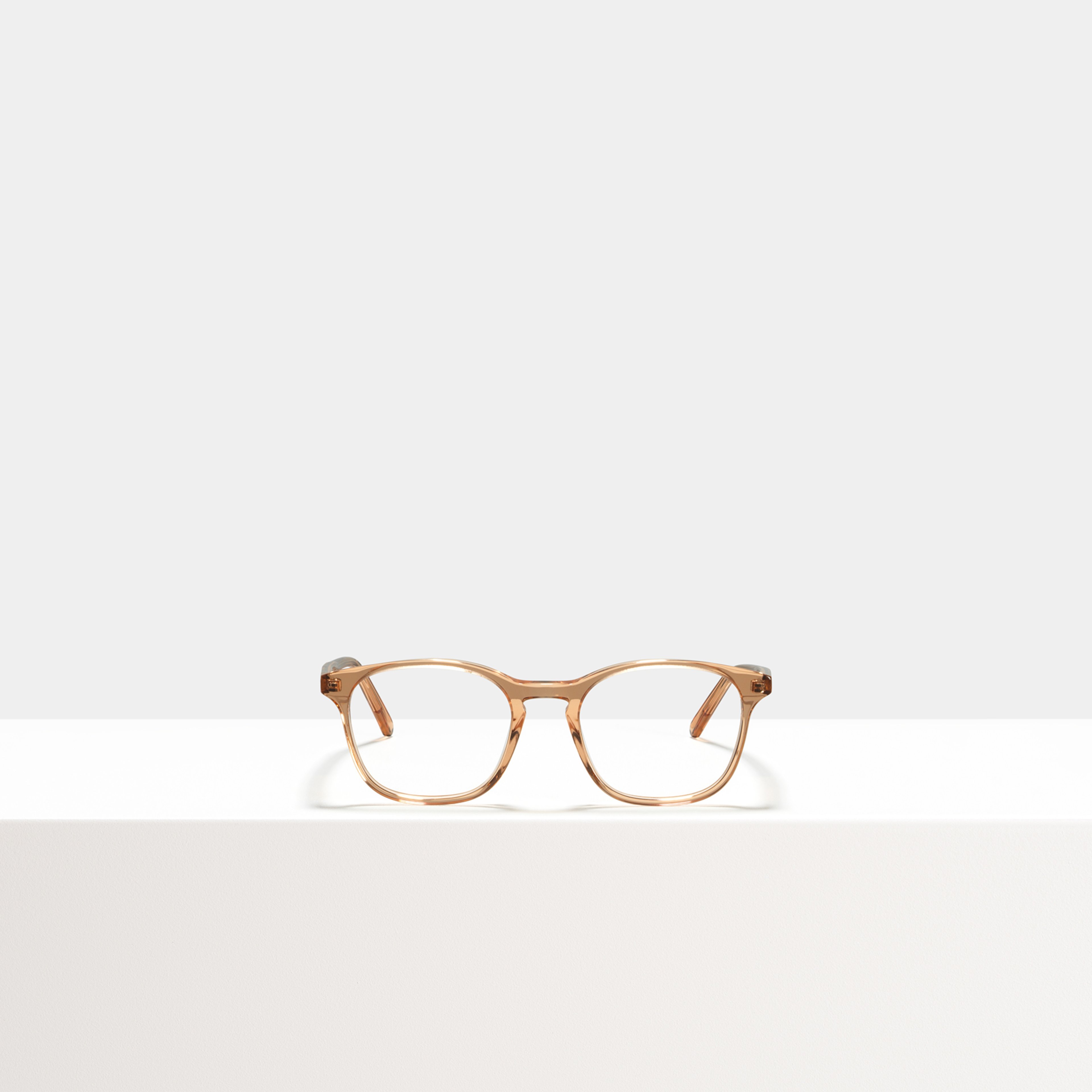 Ace & Tate Glasses | Square Acetate in Orange