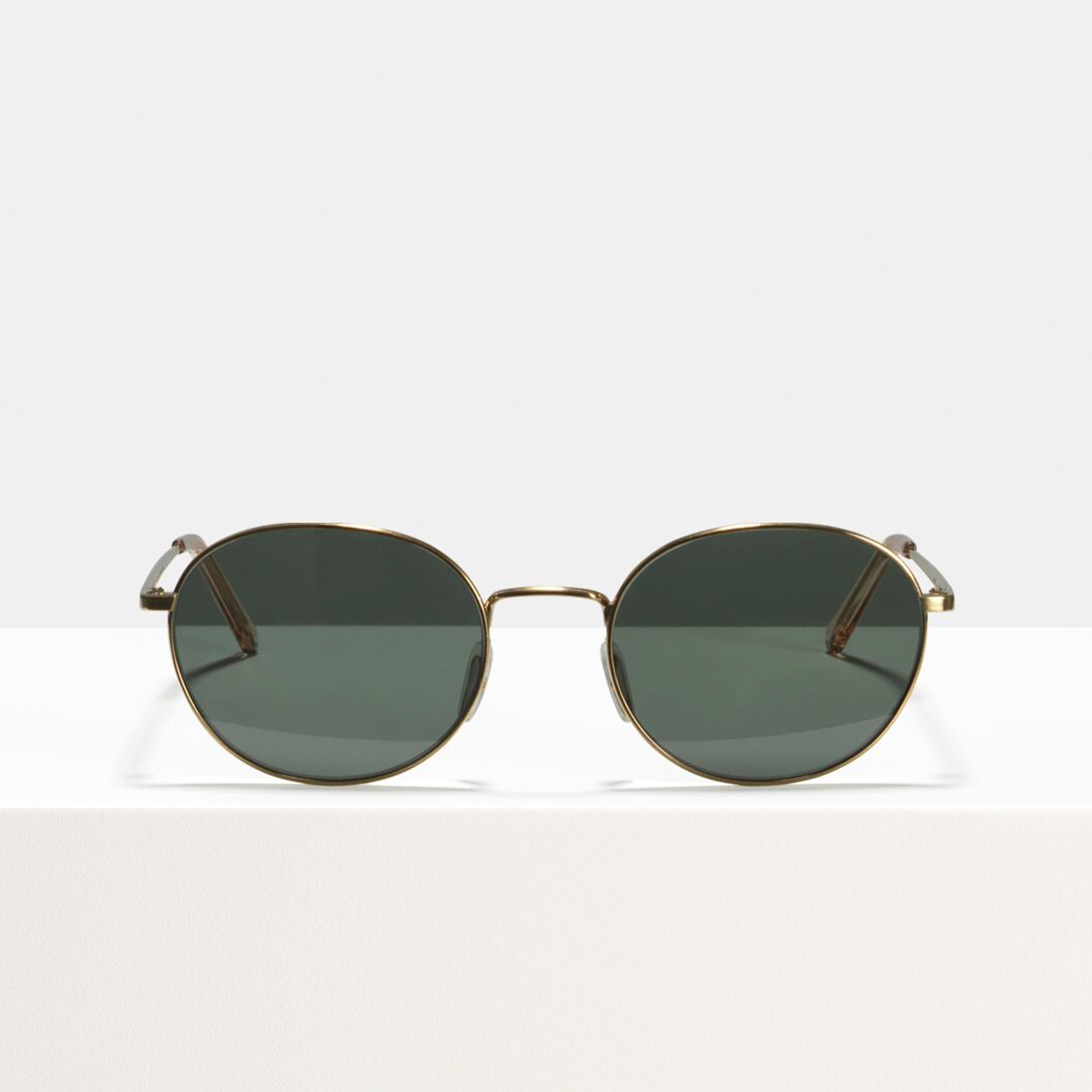 Ace & Tate Sunglasses | Oval Metal in Gold
