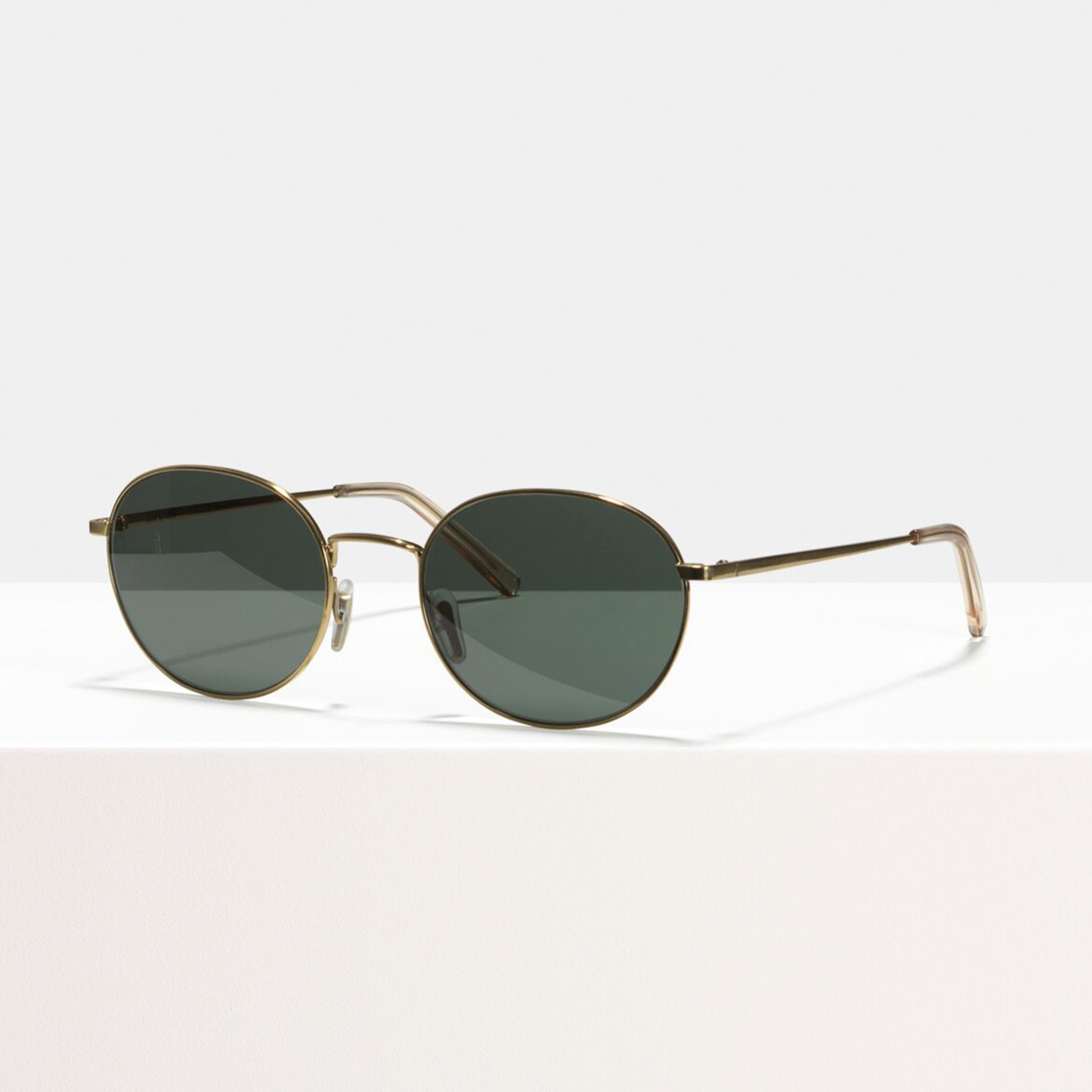 Ace & Tate Sunglasses | Oval Metal in Gold