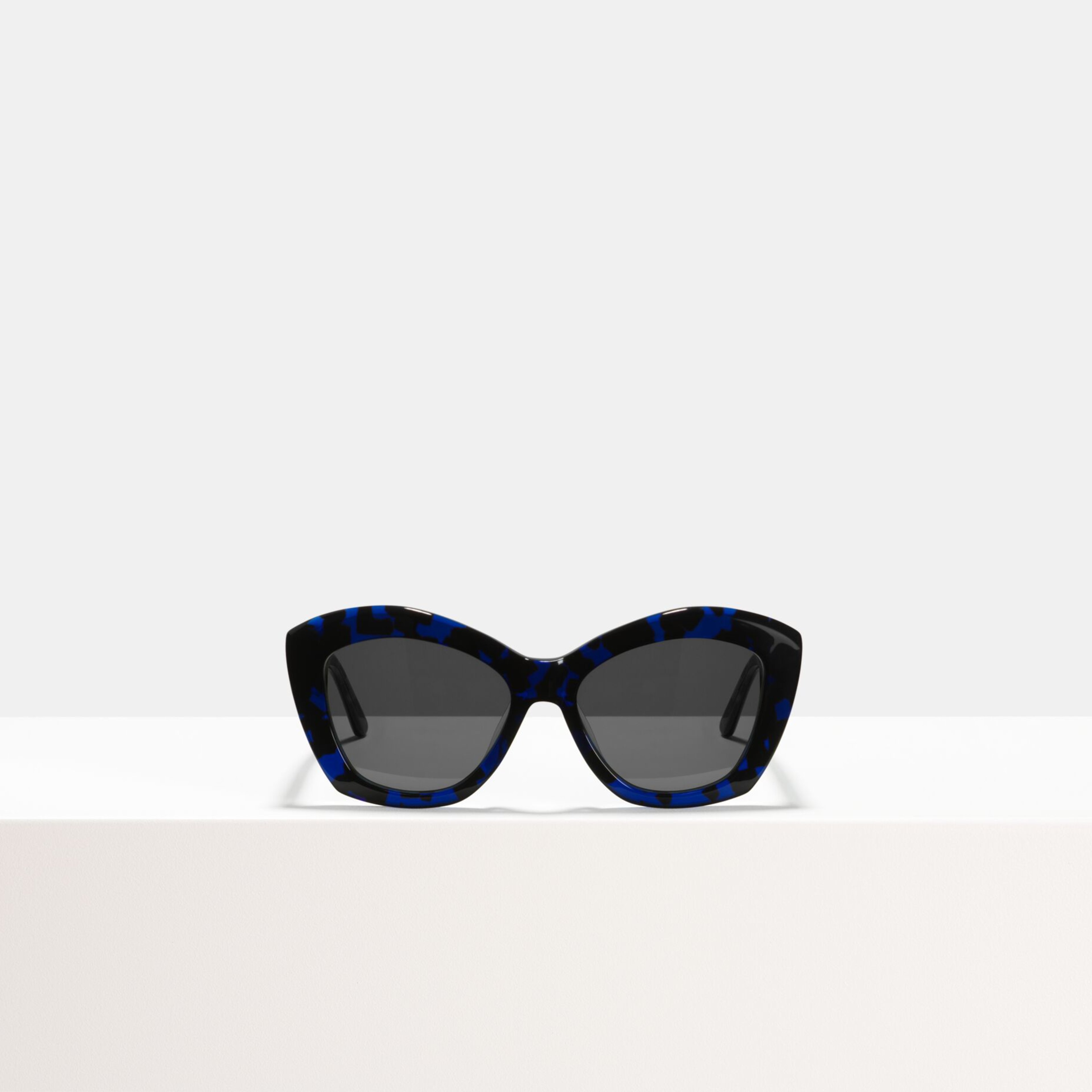 Ace & Tate Sunglasses | Round Acetate in Black, Blue