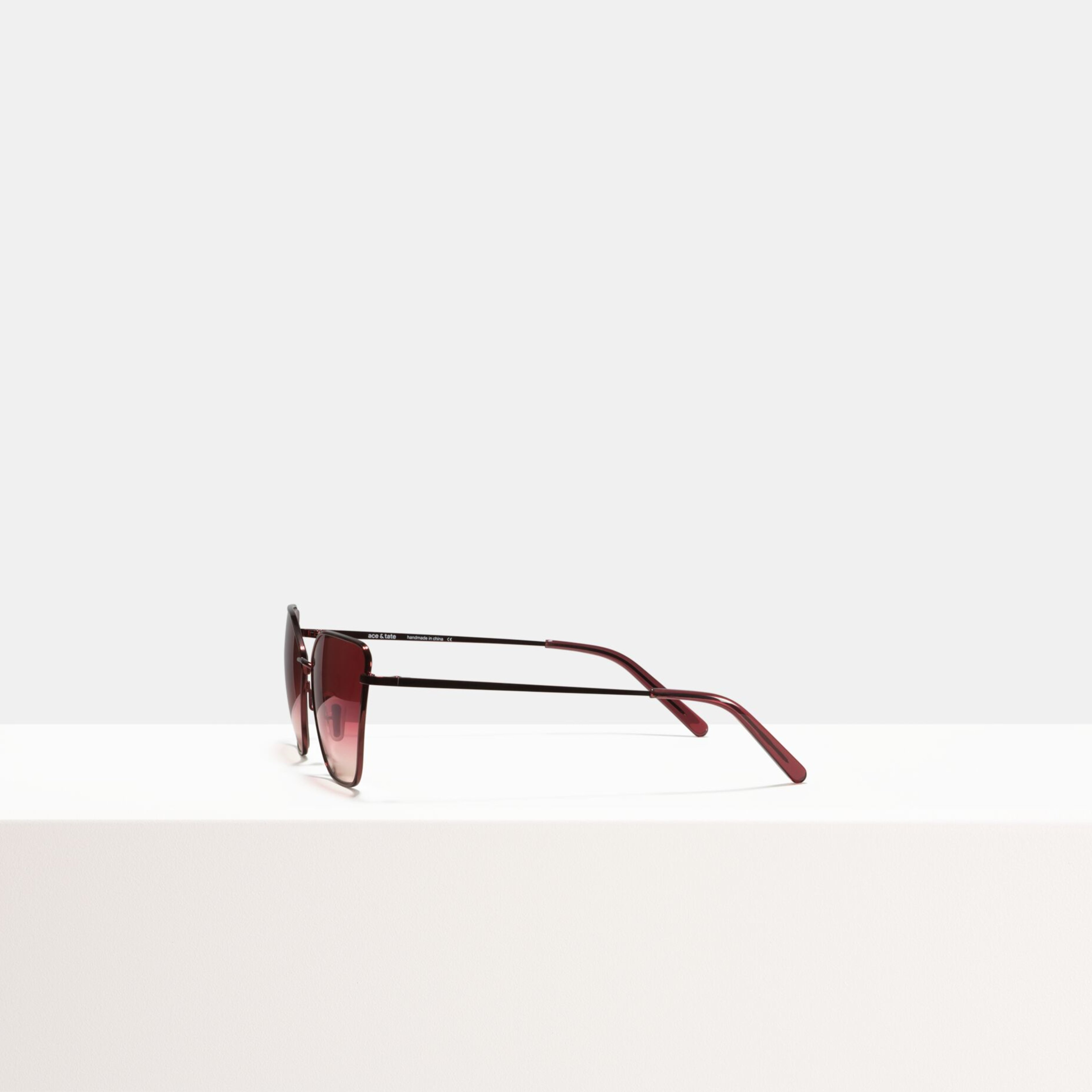 Ace & Tate Sunglasses | rectangle Metal in Red