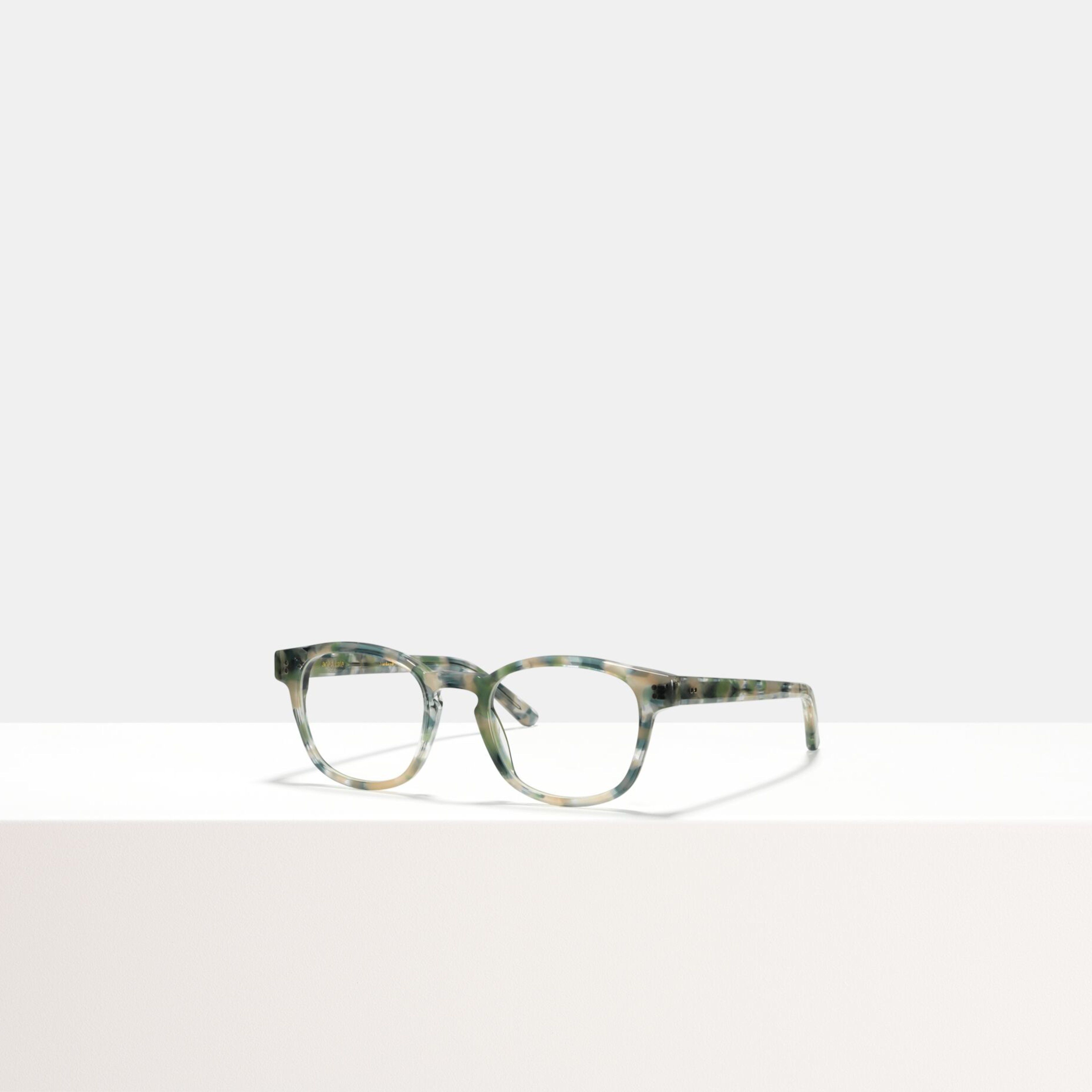 Ace & Tate Glasses | Square Acetate in Beige, Blue, Green