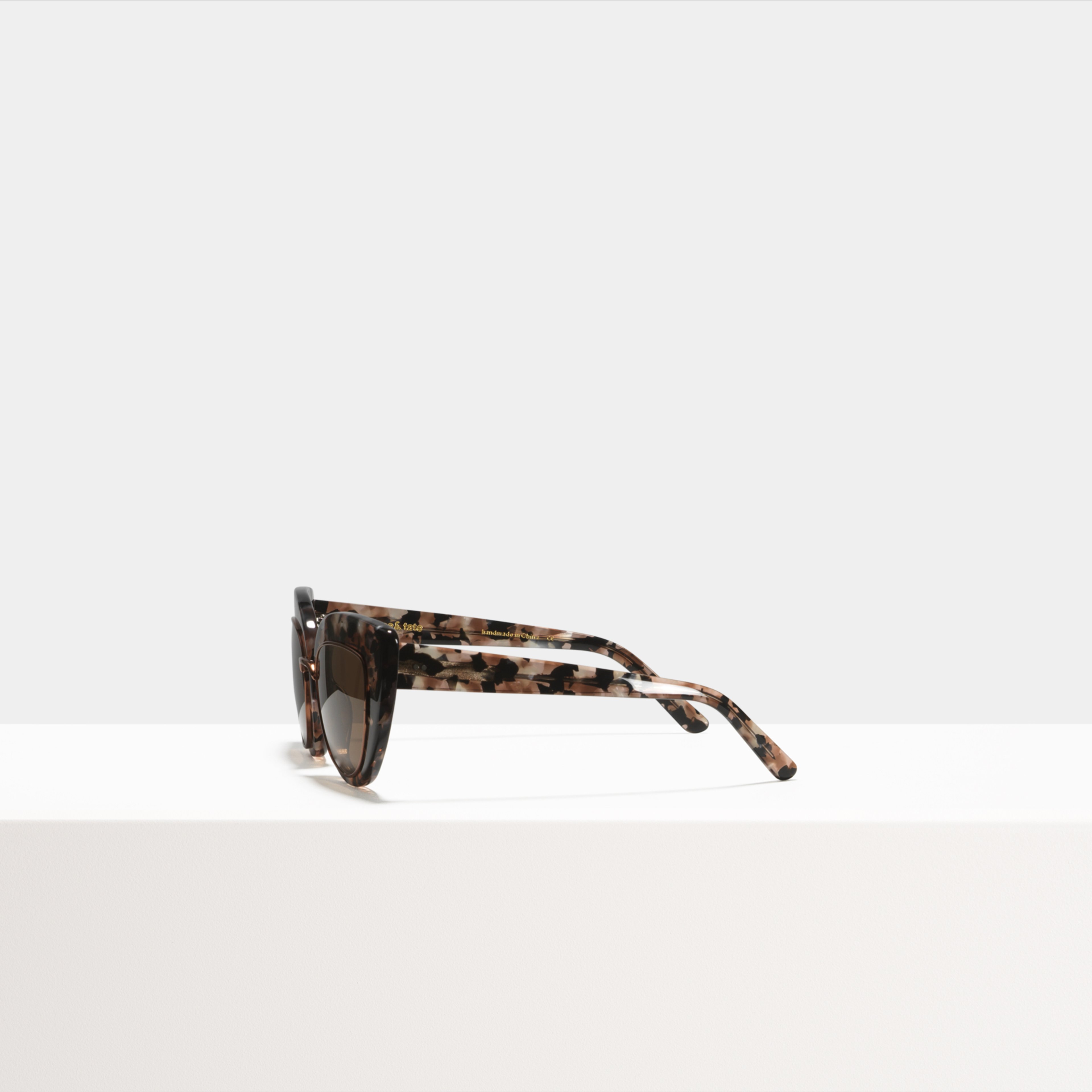 Ace & Tate Sunglasses | oval Acetate in Beige, Brown, Green, Pink