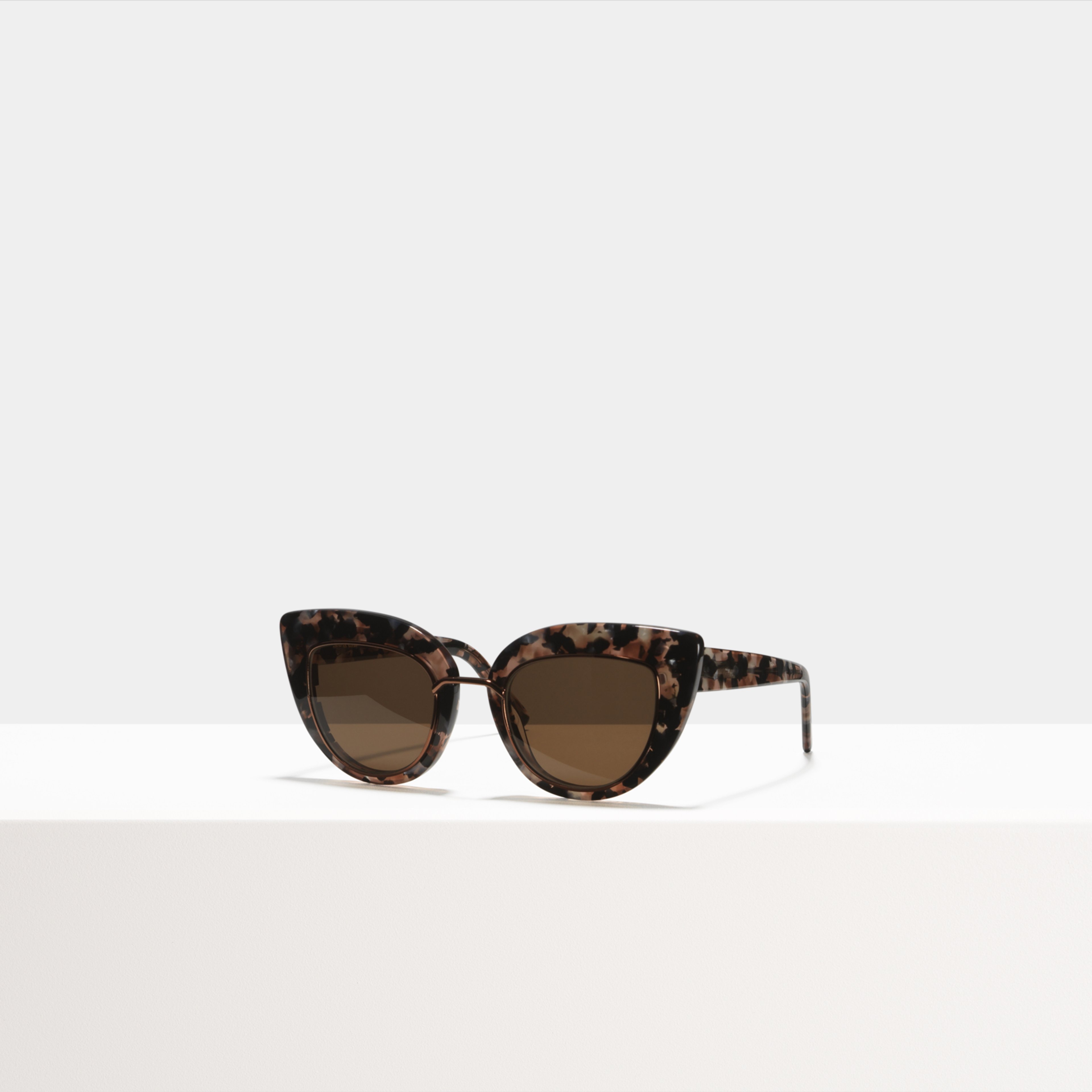 Ace & Tate Sunglasses | oval Acetate in Beige, Brown, Green, Pink