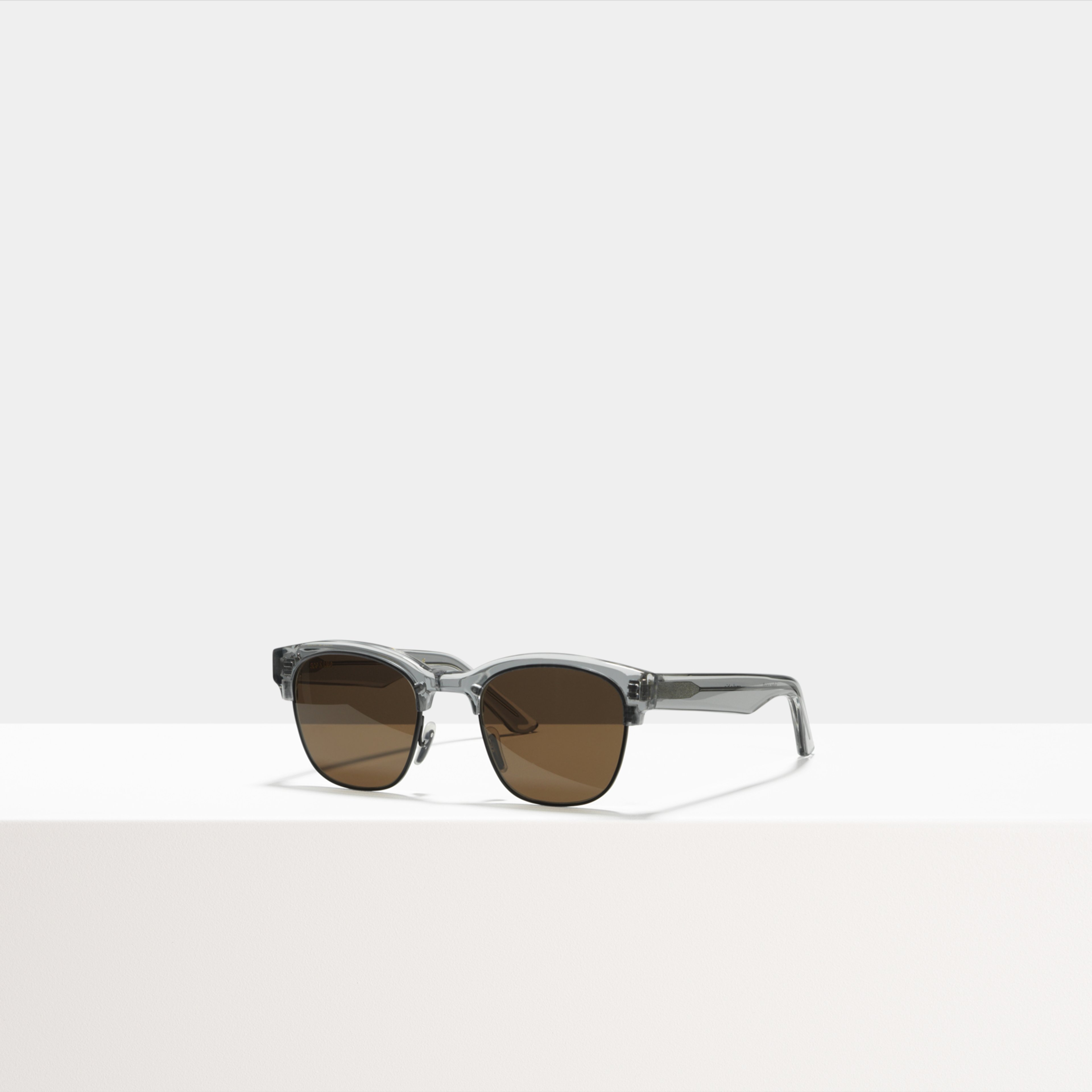 Ace & Tate Sunglasses | Square Metal in Black, Clear, Grey