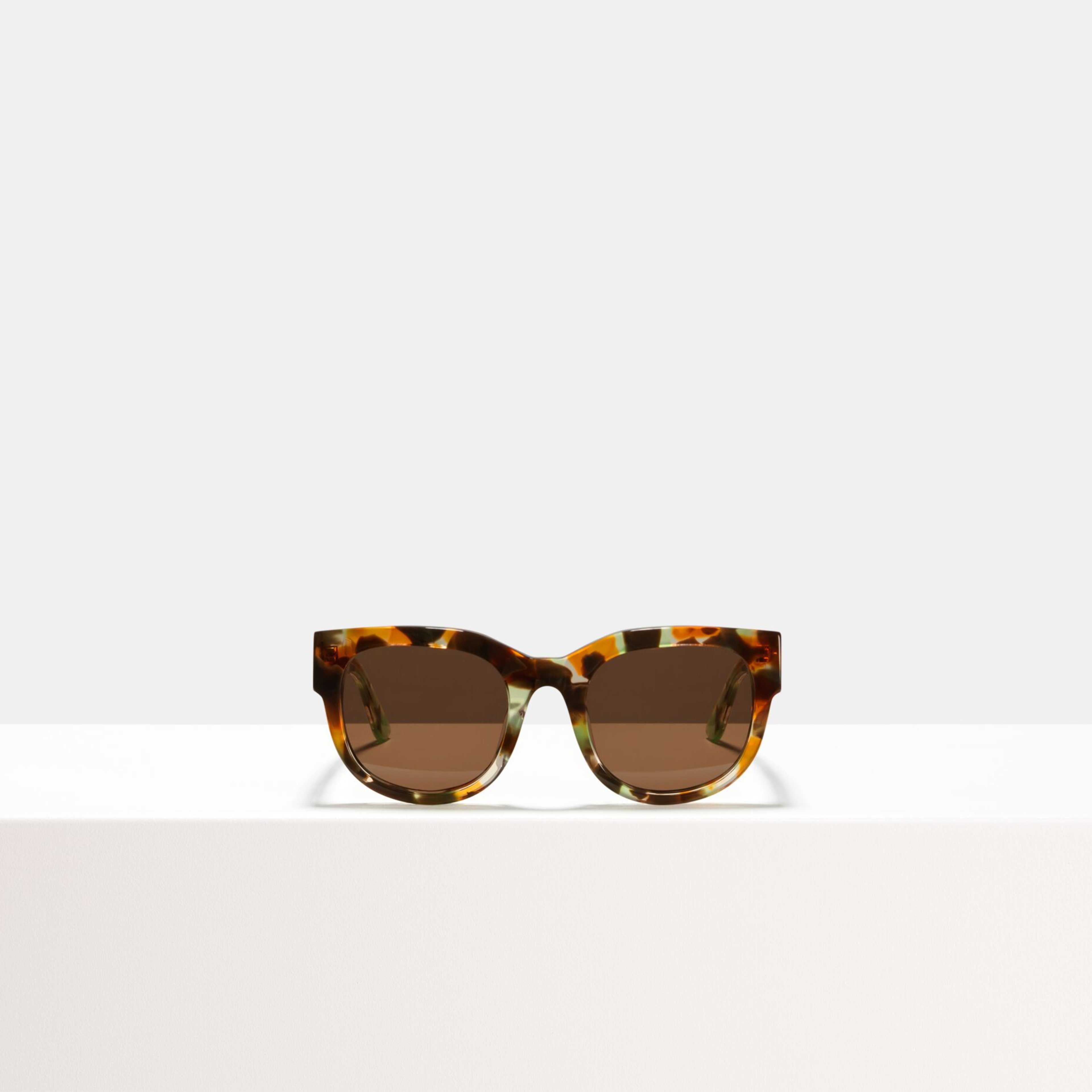 Ace & Tate Sunglasses | Round Acetate in Brown, Green, Orange