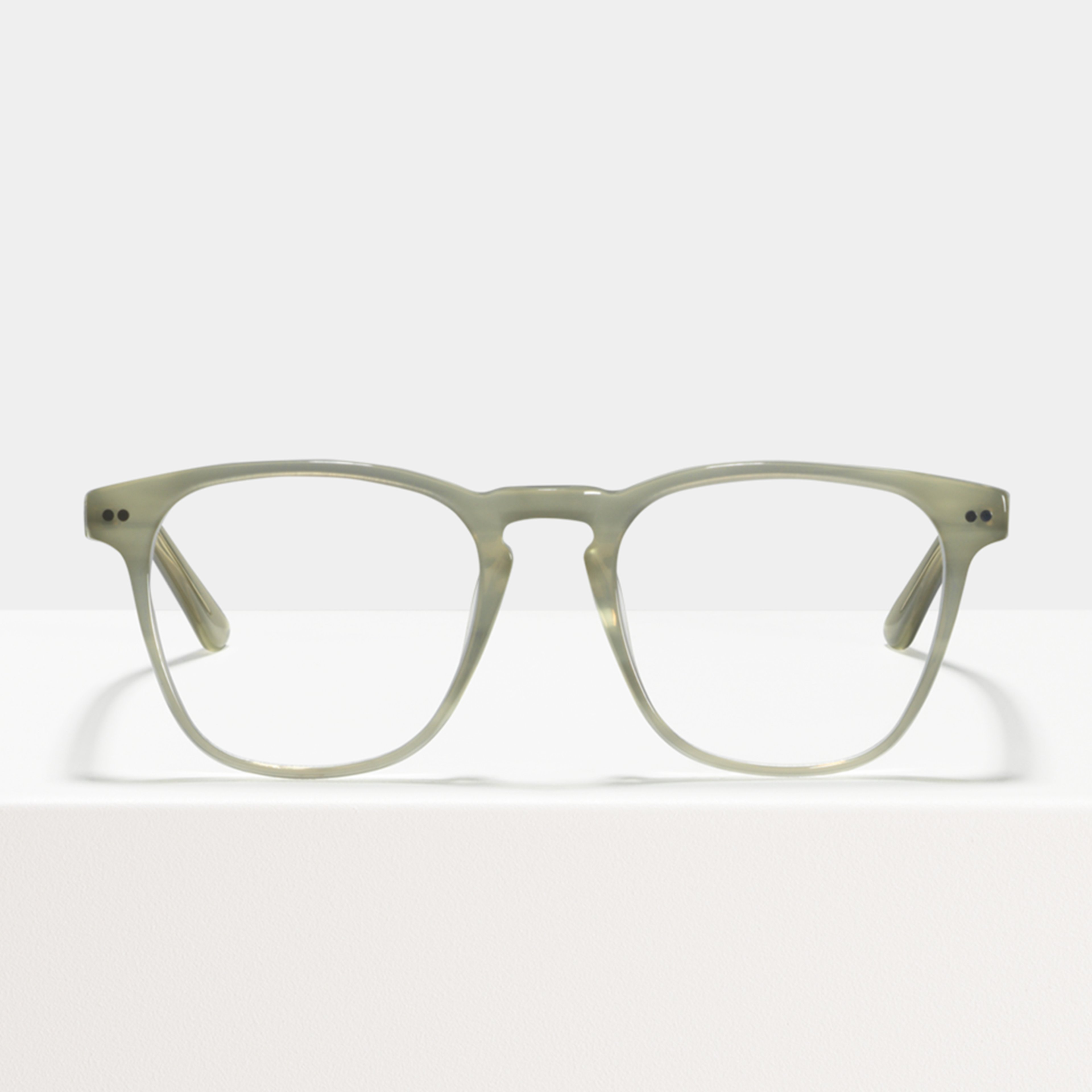 Ace & Tate Glasses | Square Acetate in Grey, White