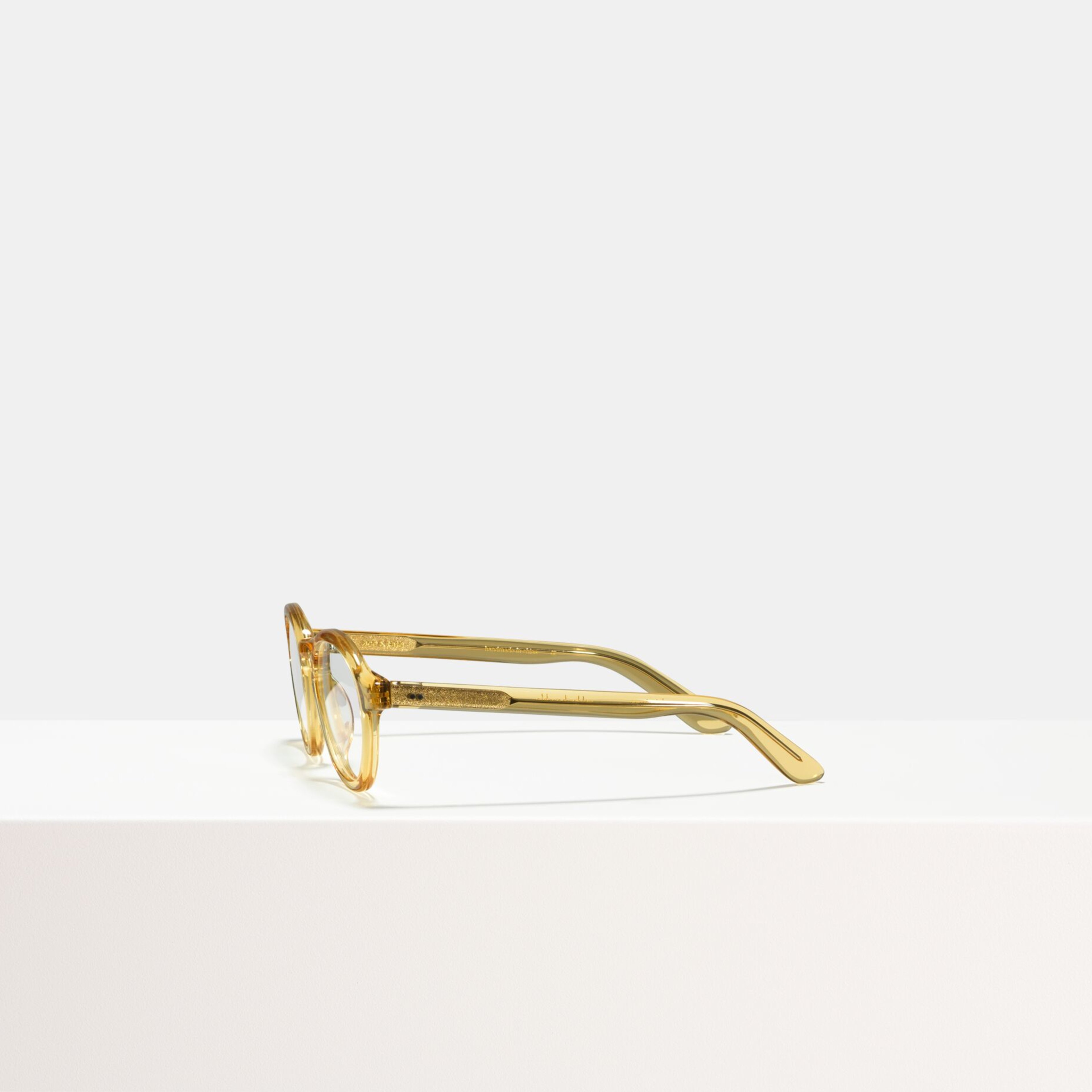 Ace & Tate Glasses | Round Acetate in Yellow