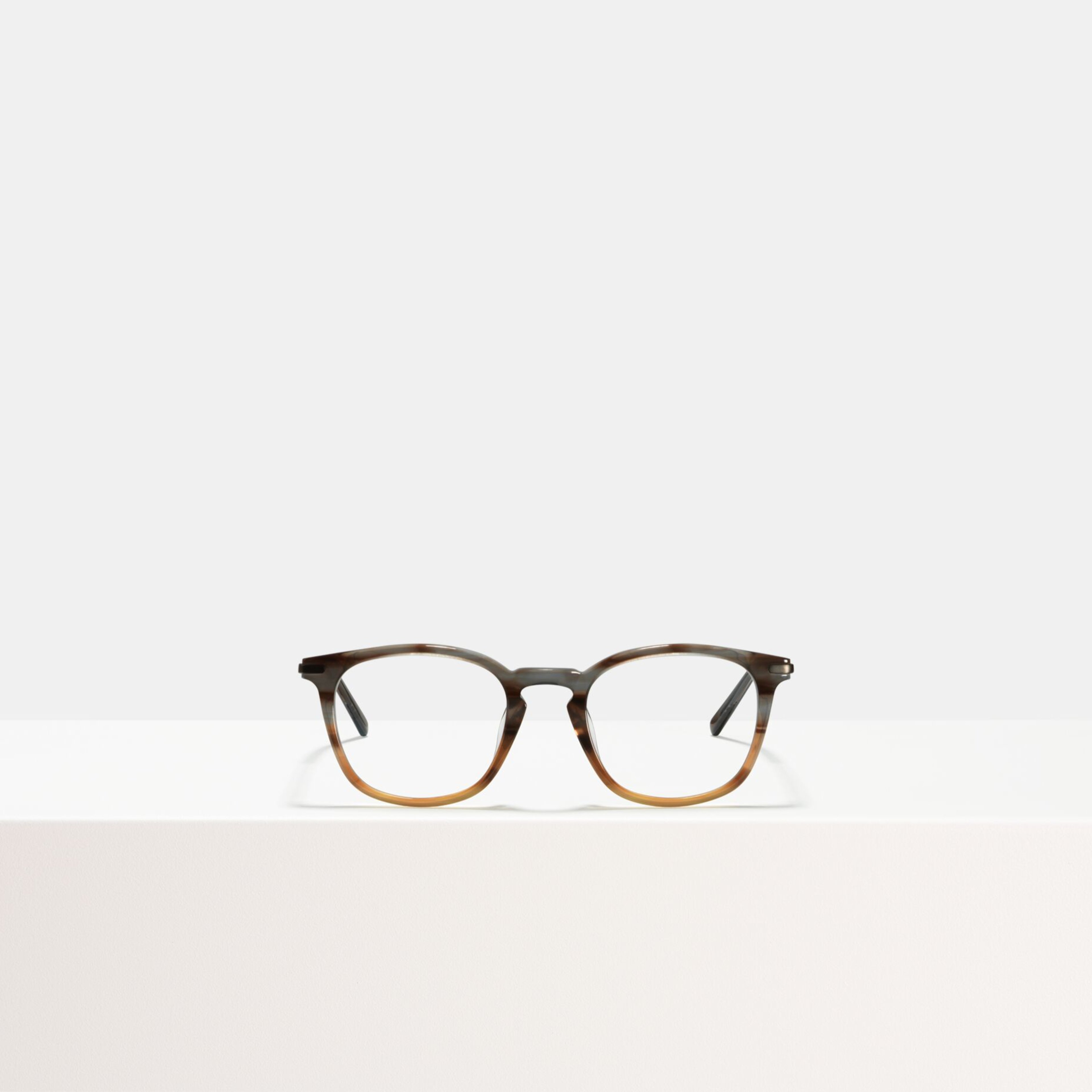 Ace & Tate Glasses | Square Acetate in Brown, Grey, Orange