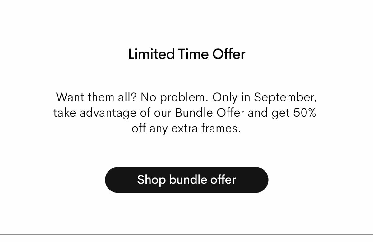 Shop bundle offer
