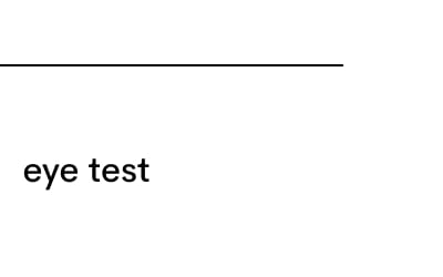 eye test