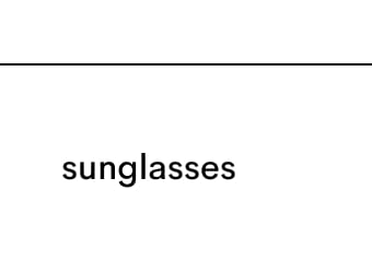 sunglasses