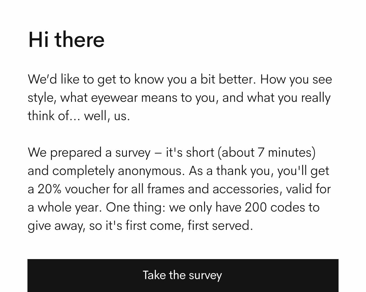 Take the survey
