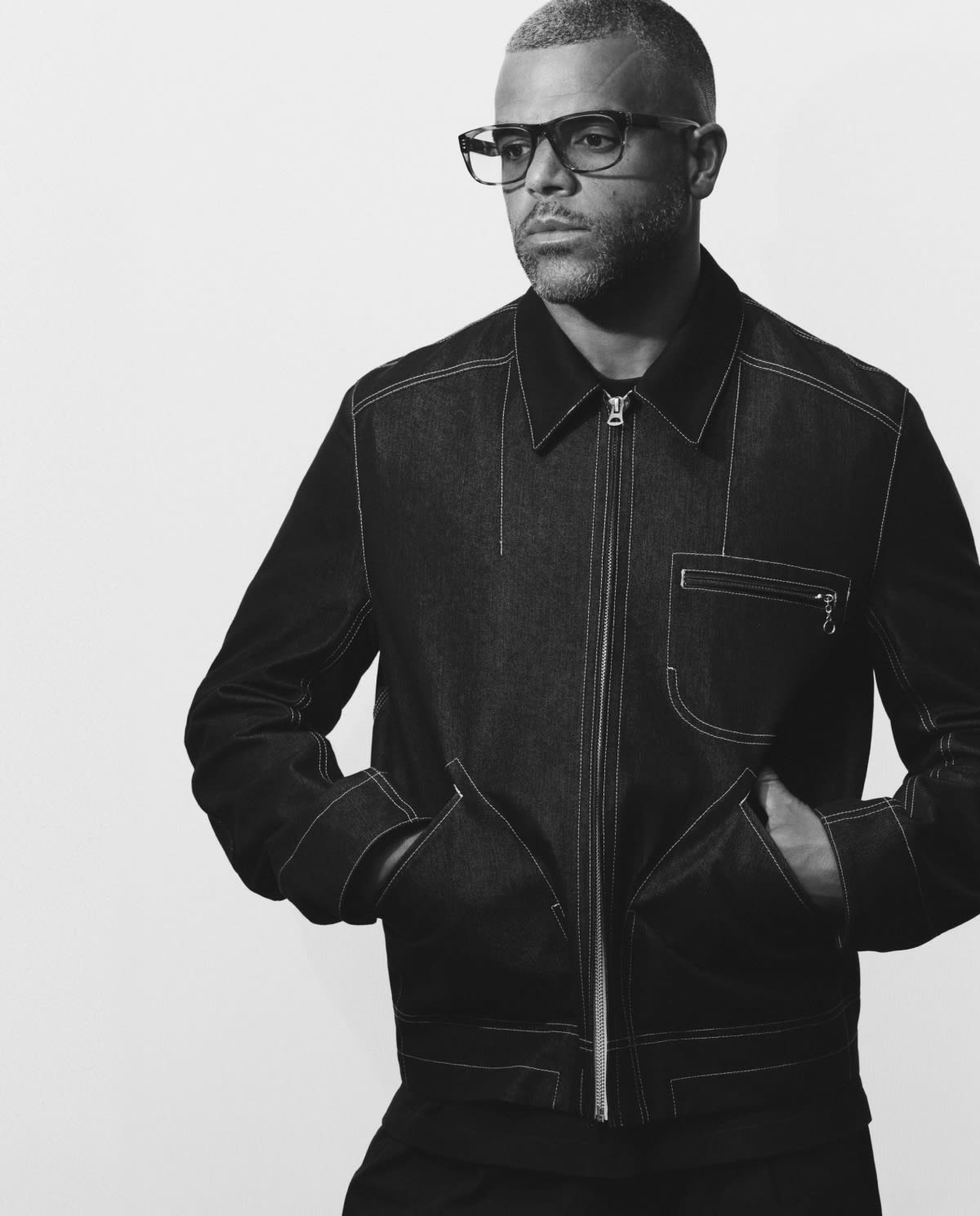Model wearing frame