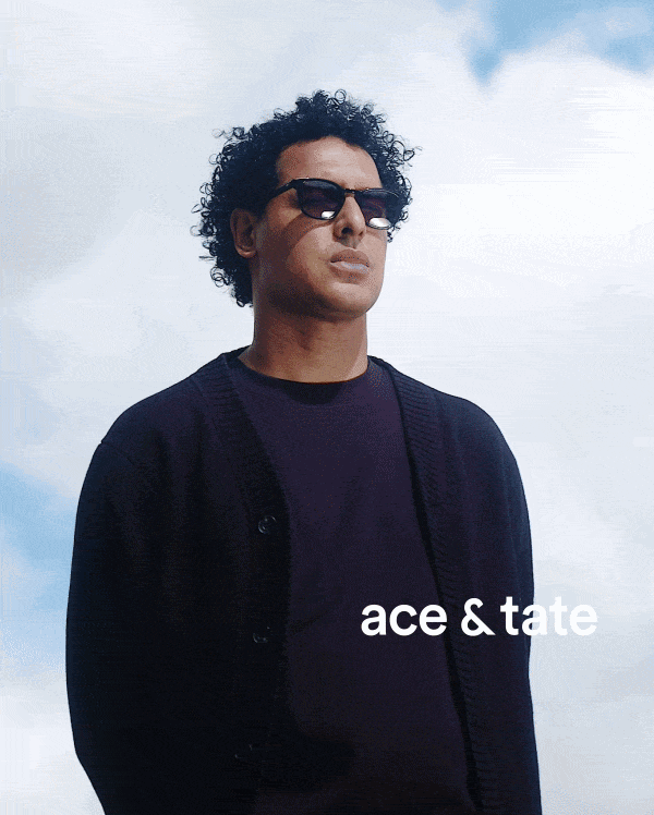 models wearing black frames