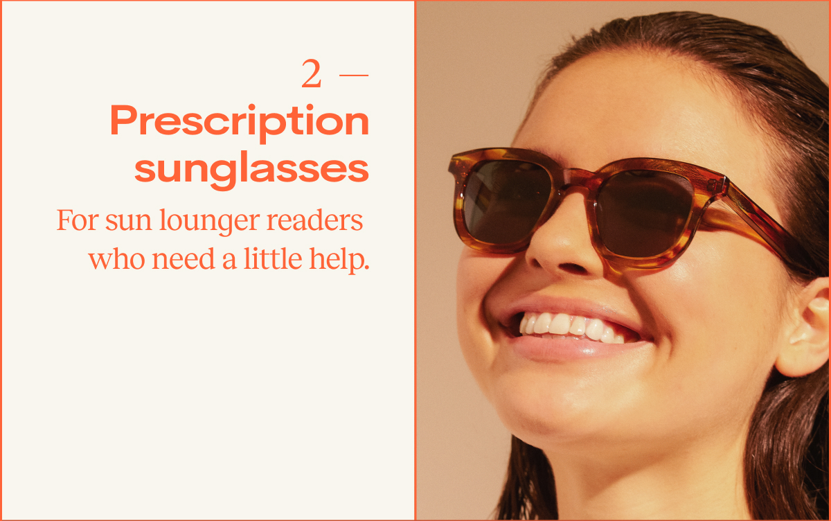Prescription sunglasses 