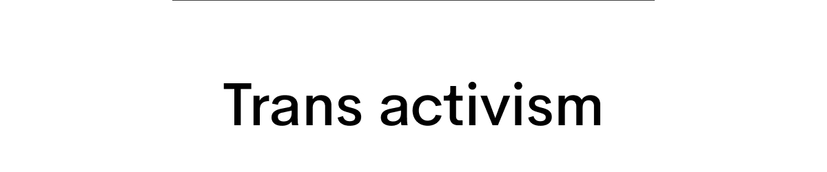 Trans activism
