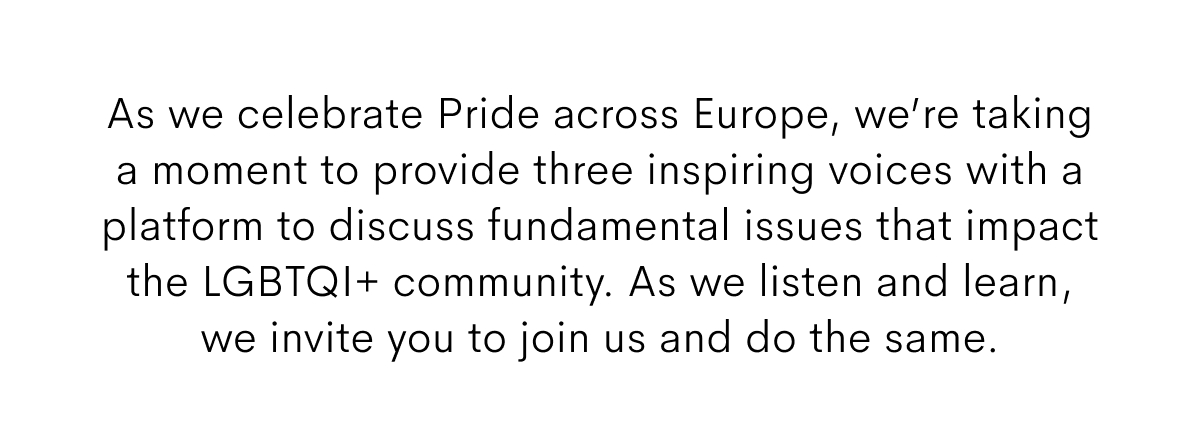 As we celebrate Pride across Europe