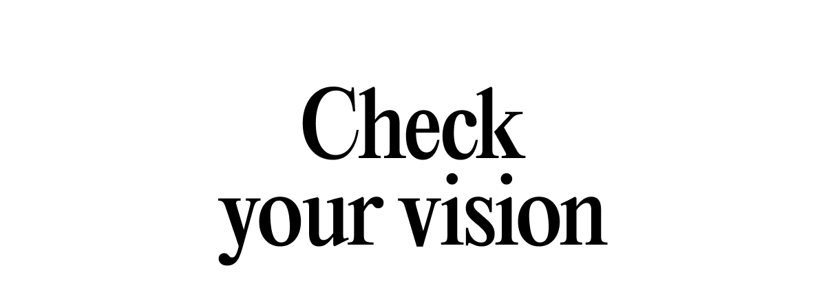 Check your vision