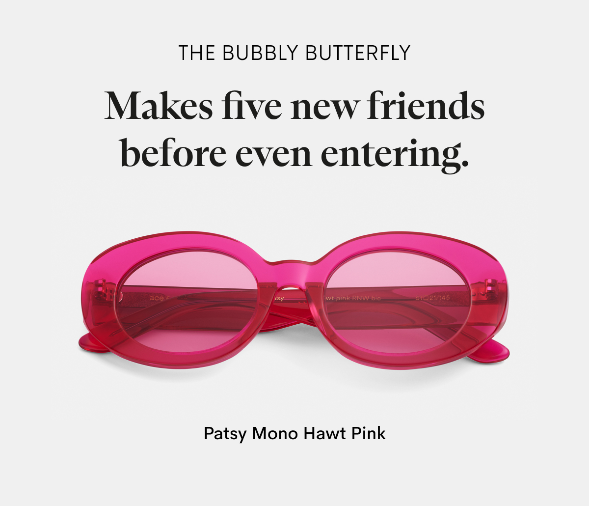Patsy Mono Hawt Pink