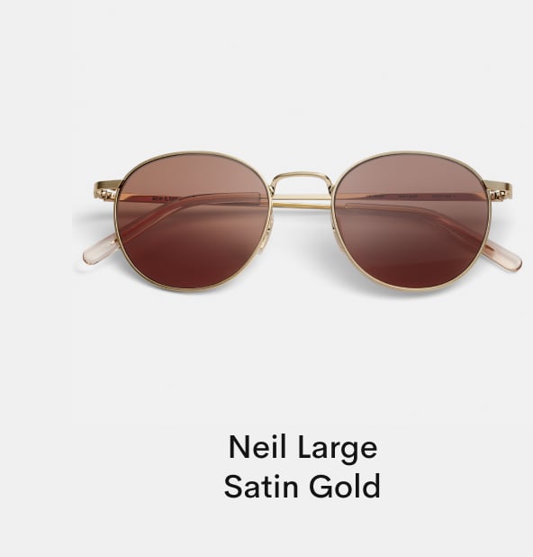 Neil Large Satin Gold sun