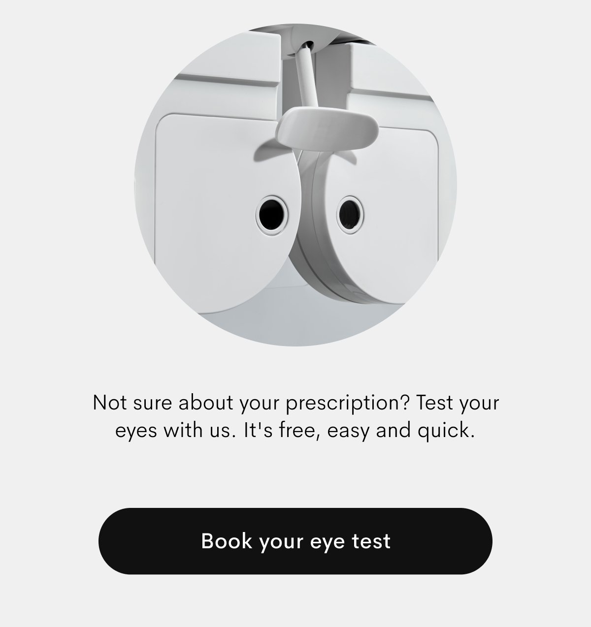 Book your eyetest