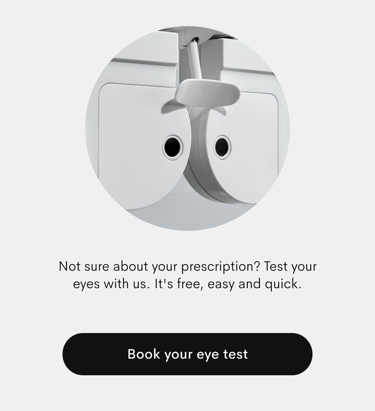 Book your eyetest