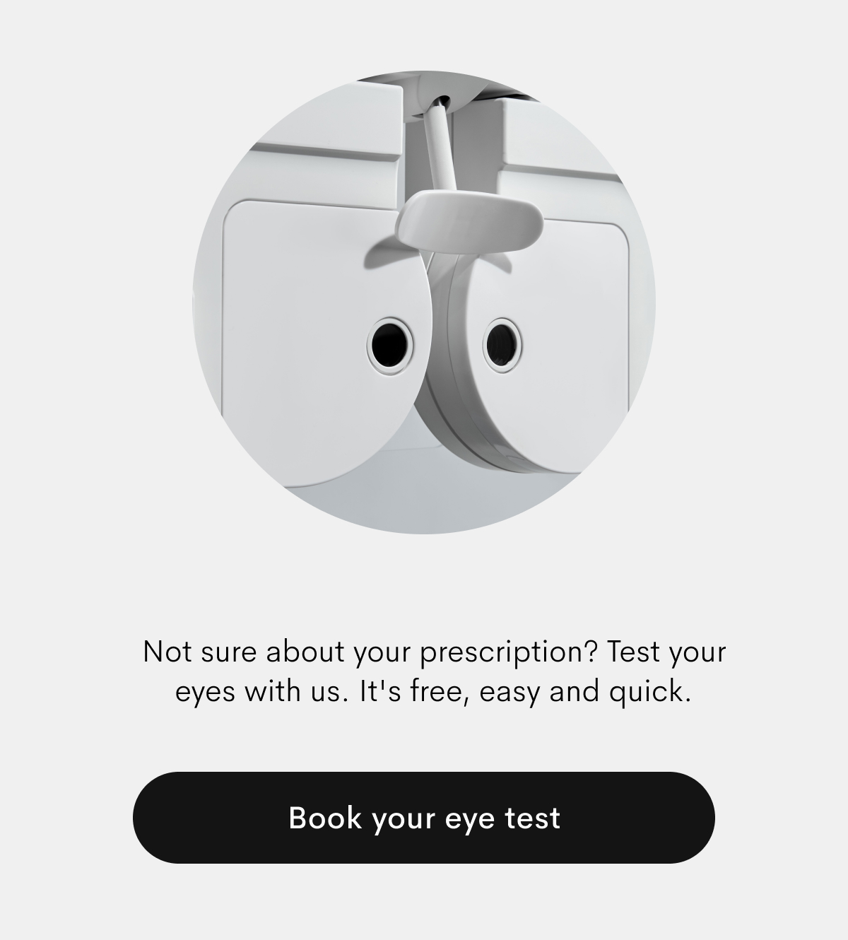 Book your eyetest