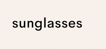 sunglasses