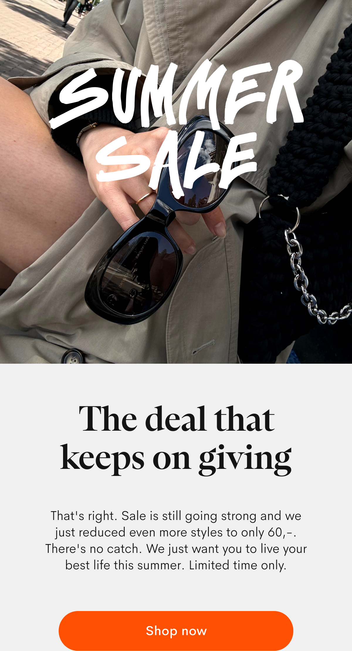 Shop sale