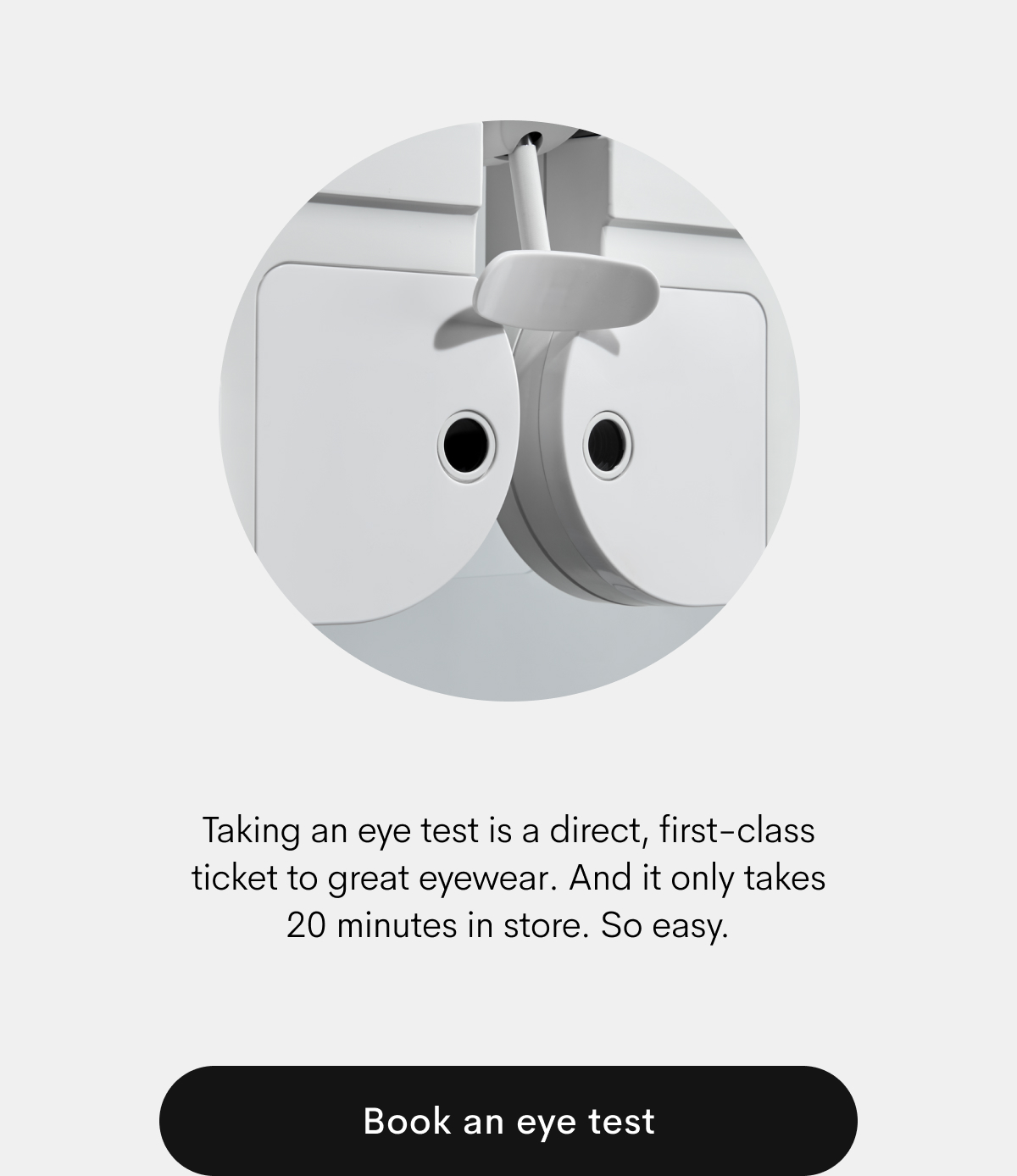 Book an eye test