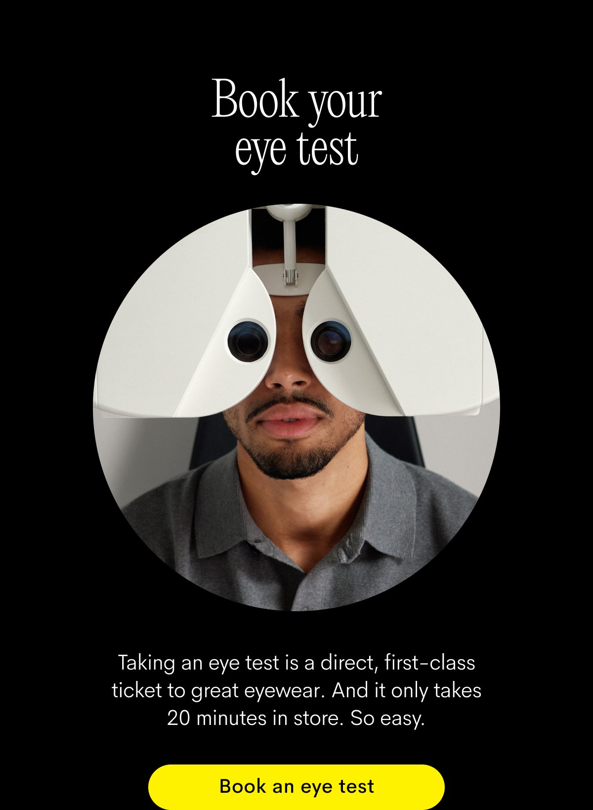 Book an eye test