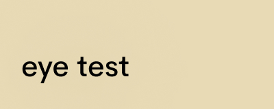 eye test