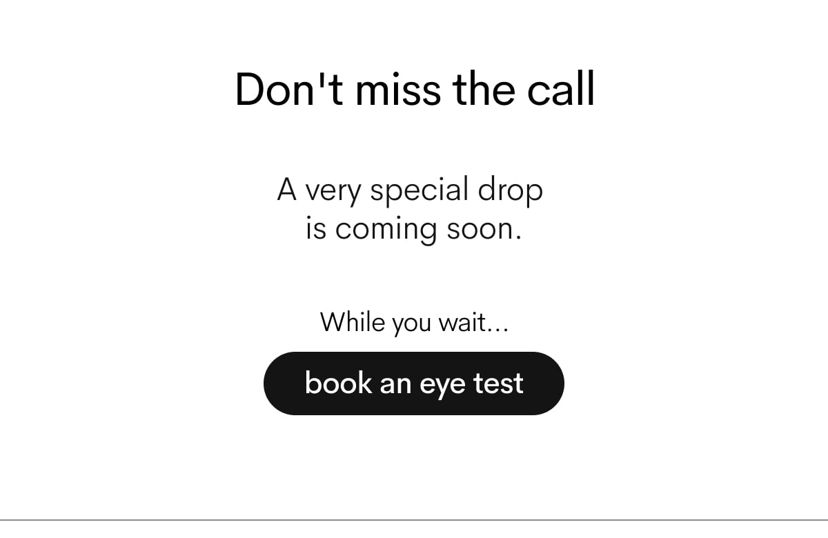 Don't miss the call
